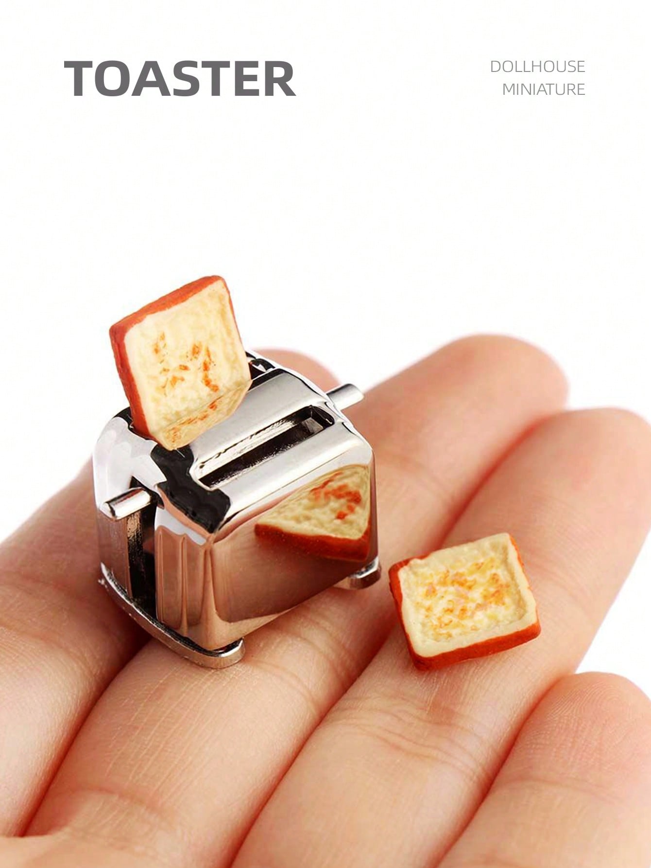 Kitchen Appliances In - Pemanggang Roti Miniatur Rumah Boneka 1:12,