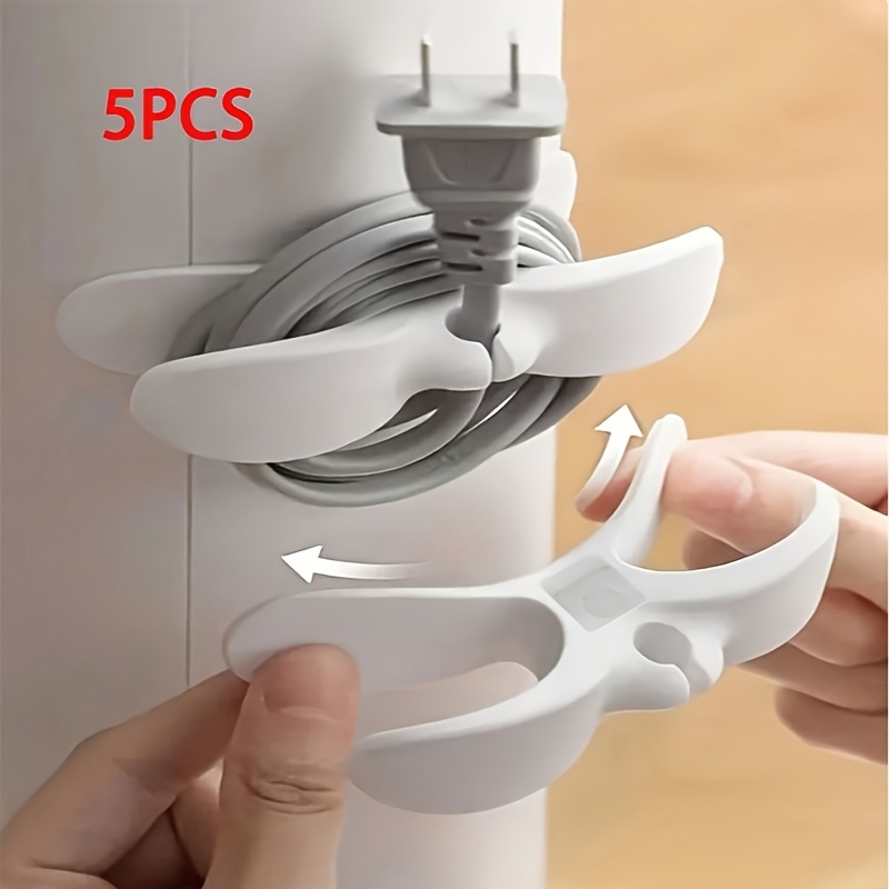 Kitchen Appliances In White - 5 pengatur kabel plastik putih atau