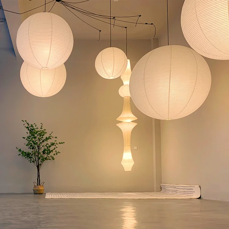 Kitchen Appliances In White - Lampu gantung Jepang Vintage Noguchi perlengkapan