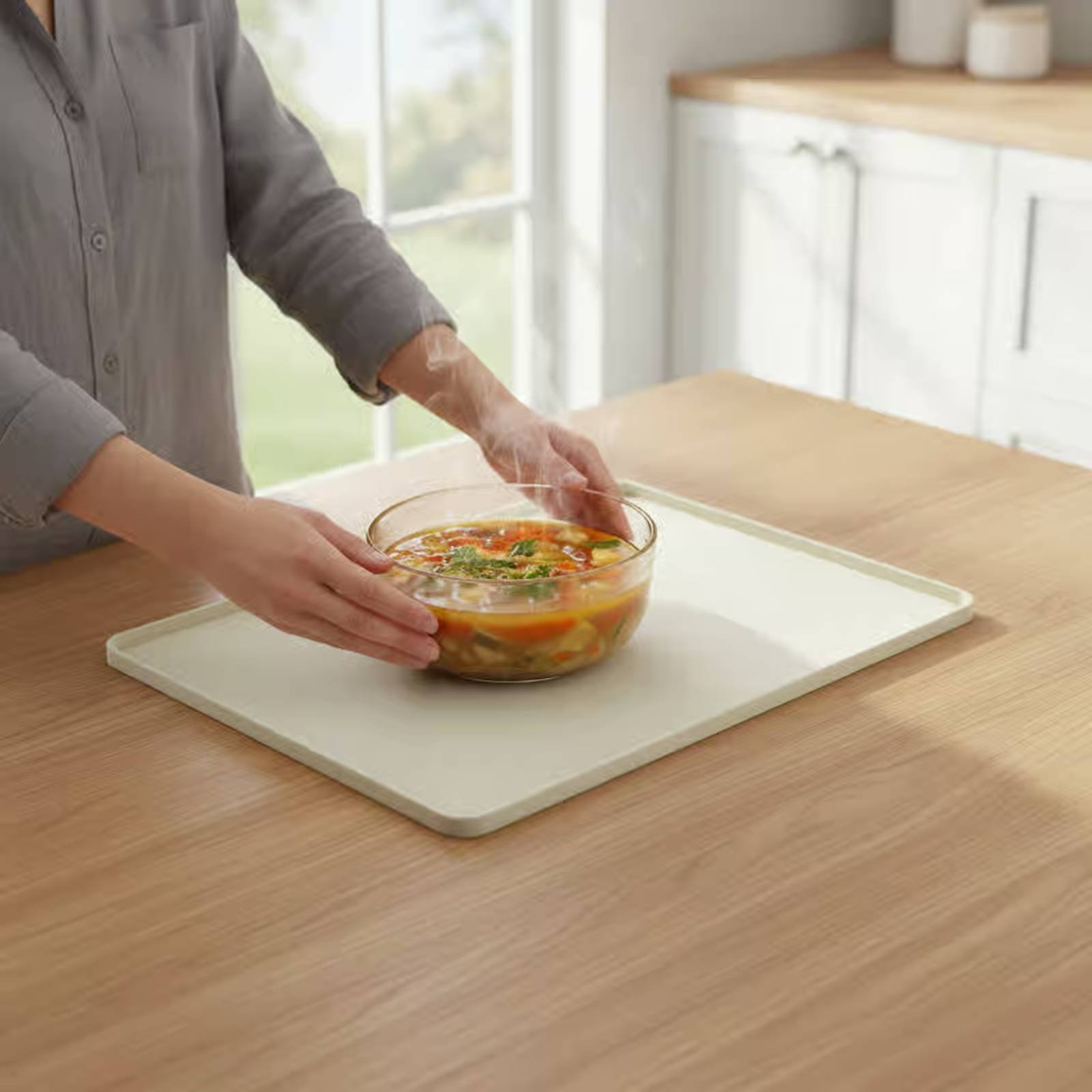 Kitchen Appliances In - Alas Silikon untuk Microwave, Pelindung Atas