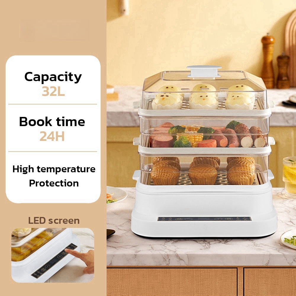 Steamer Listrik Pintar 32L - S - Kitchen Appliances Home ulasan dan harga