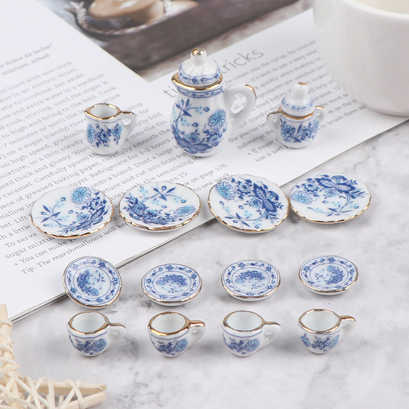 Miniatur 1:12, 15 buah Set can - Kitchen Appliances For Kids ulasan dan harga