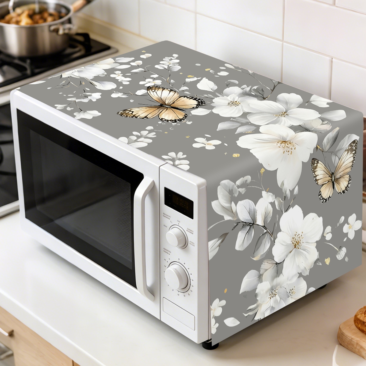 1 Buah Penutup Debu Microwave  - Kitchen Appliances In White ulasan dan harga