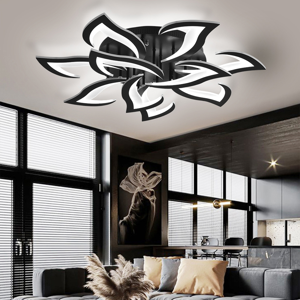 Lampu plafon LED Modern desain - Kitchen Appliances In White ulasan dan harga