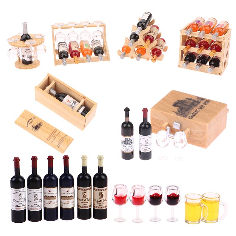 Miniatur Rak Gelas Anggur Set  - Kitchen Appliances Set ulasan dan harga