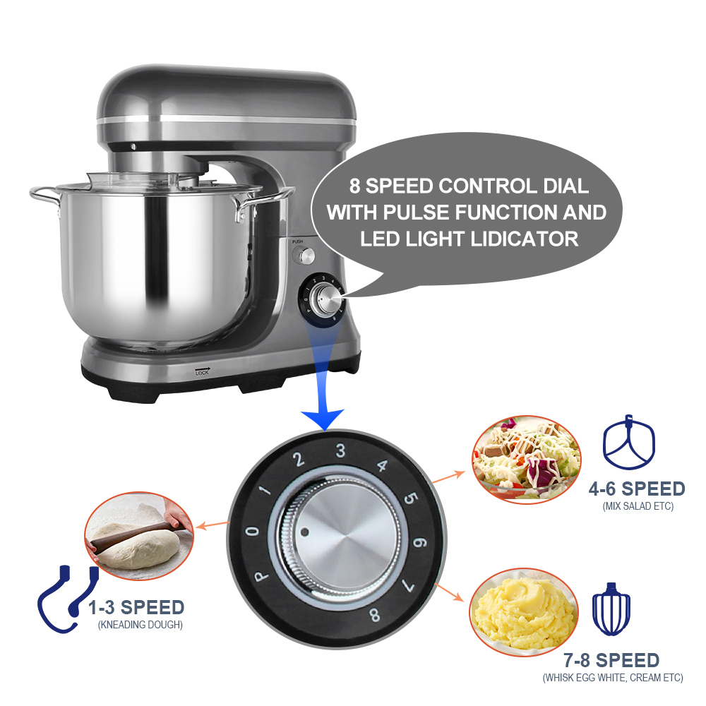 Mixer Elektrik 11L 2000W, Daya - Kitchen Appliances In ulasan dan harga