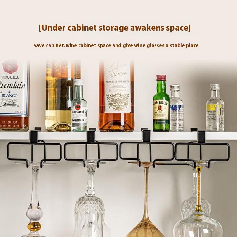 Rak Gelas Anggur Tanpa Bor - R - Kitchen Appliances Holder ulasan dan harga