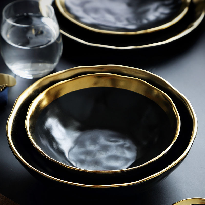 Peralatan Makan Keramik Hitam  - Kitchen Appliances In White ulasan dan harga